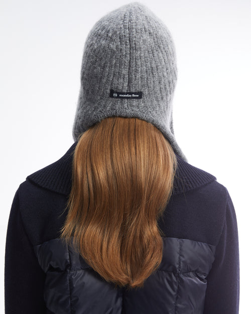 Soft earflap beanie