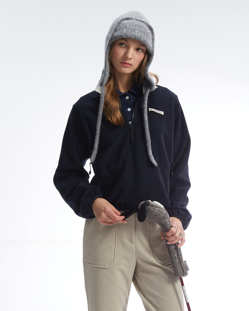 Soft earflap beanie