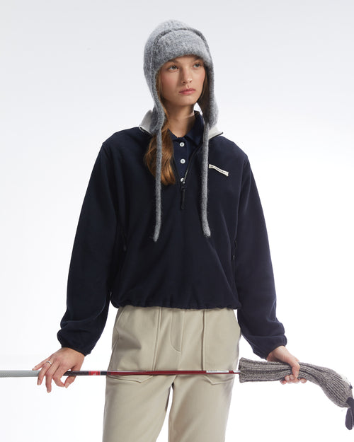 Soft earflap beanie