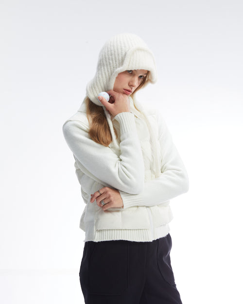 Soft earflap beanie