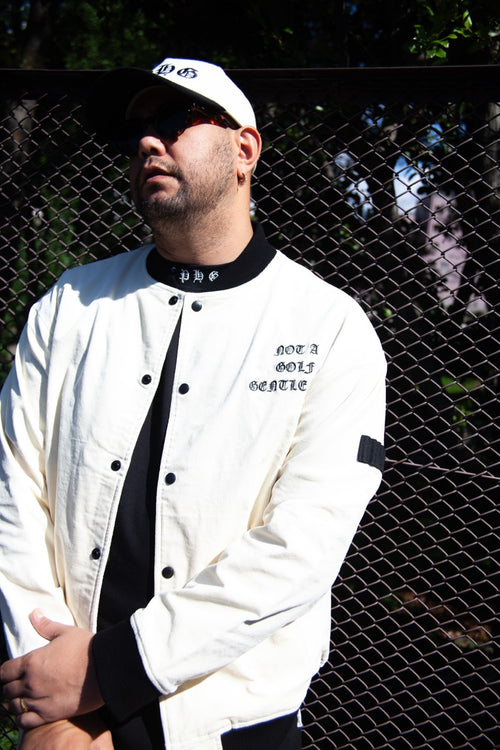 OLD ENGLISH LOGO STADIUM JACKET