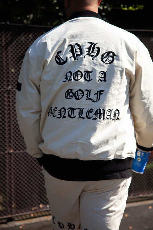 OLD ENGLISH LOGO STADIUM JACKET