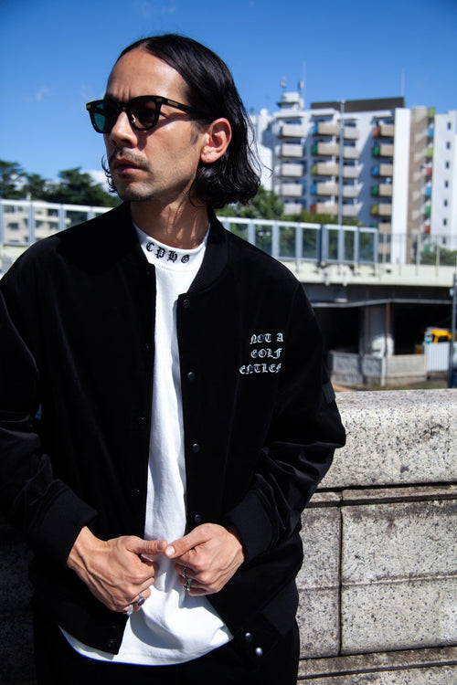 OLD ENGLISH LOGO STADIUM JACKET