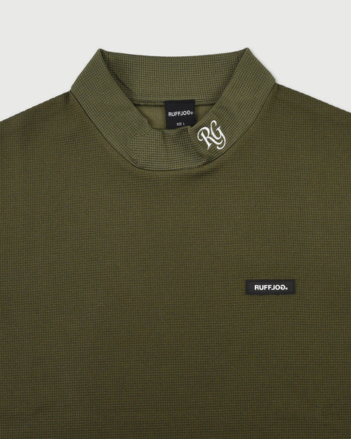 WM THERMAL STRETCH L/S MOCK NECK TEE