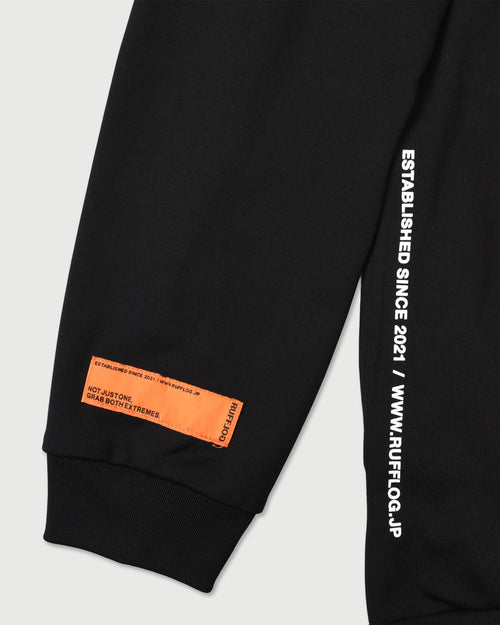 BACK LOGO SIDE POCKET RAGLAN L/S MOCKNECK