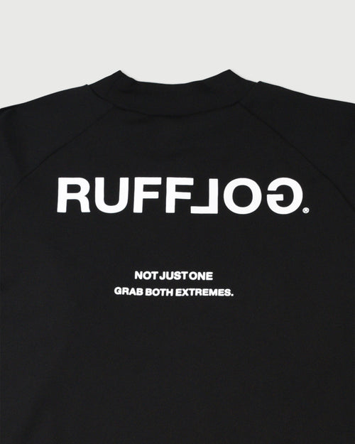 BACK LOGO SIDE POCKET RAGLAN L/S MOCKNECK
