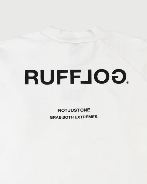 BACK LOGO SIDE POCKET RAGLAN L/S MOCKNECK