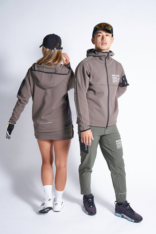 TC BICOLOR STRETCH HOODIE JACKET