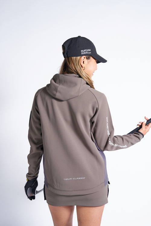 TC BICOLOR STRETCH HOODIE JACKET