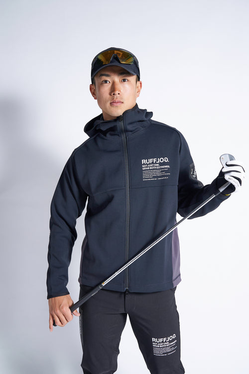 TC BICOLOR STRETCH HOODIE JACKET