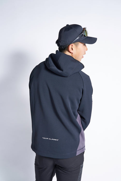 TC BICOLOR STRETCH HOODIE JACKET