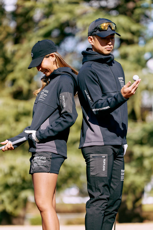 TC BICOLOR STRETCH HOODIE JACKET