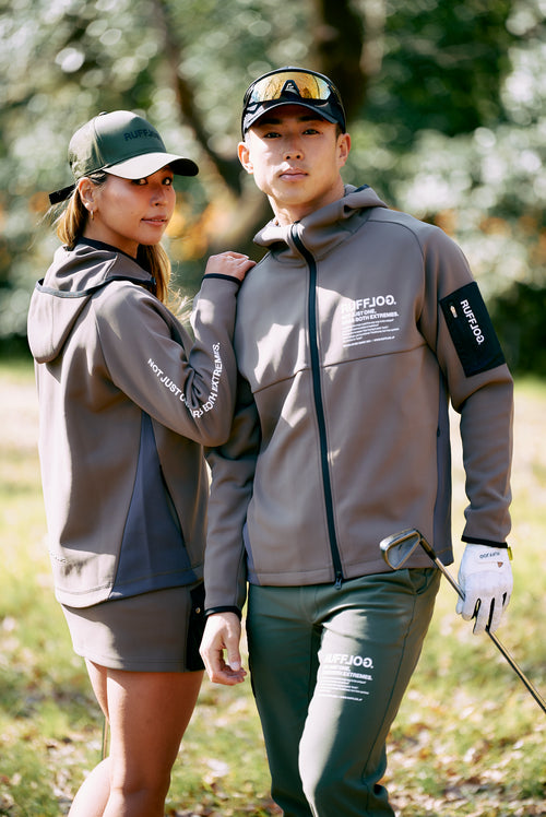 TC BICOLOR STRETCH HOODIE JACKET