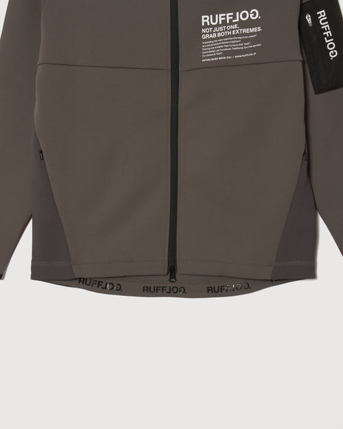 TC BICOLOR STRETCH HOODIE JACKET