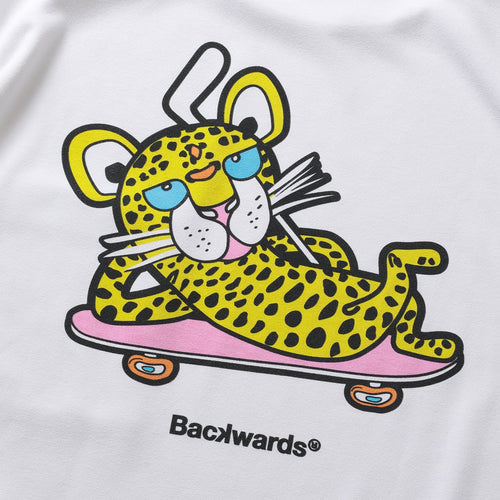 Bkws Lazy Cheeth Back Print Mock Neck S/S_511-12009