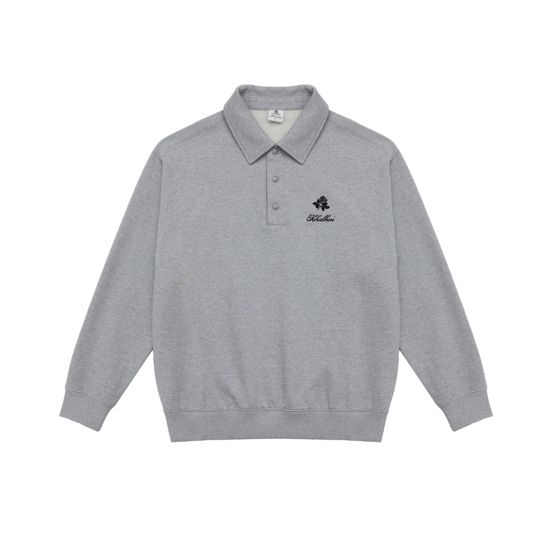 【上田コウタロウ】Rublo Grey Match Shirtsルブレフ Selkirk Sport Emblem Series Men's Polo Shirt | Selkirk Sport