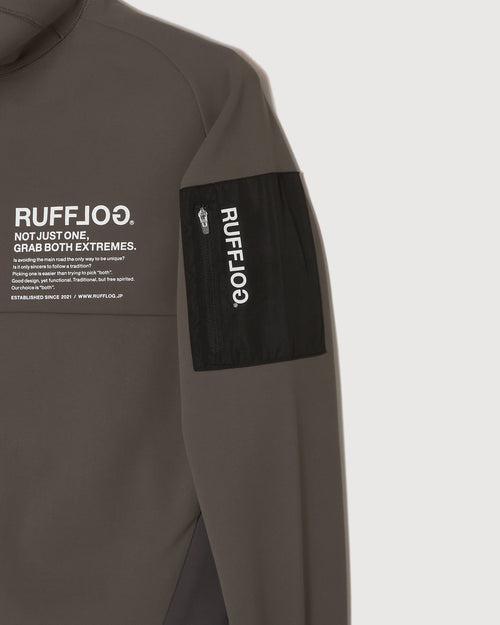 TC BICOLOR STRETCH HOODIE JACKET