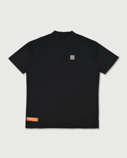 BACKLINE COLLECTIVE  MOCK NECK TEE