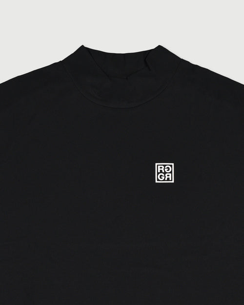 BACKLINE COLLECTIVE  MOCK NECK TEE