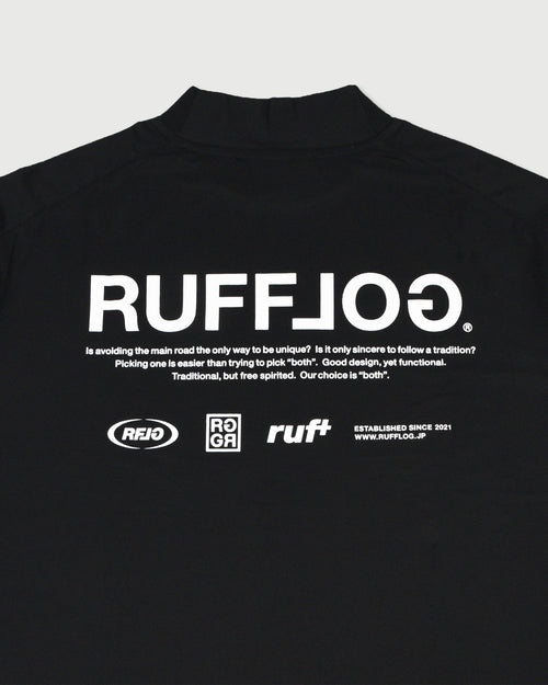 BACKLINE COLLECTIVE  MOCK NECK TEE