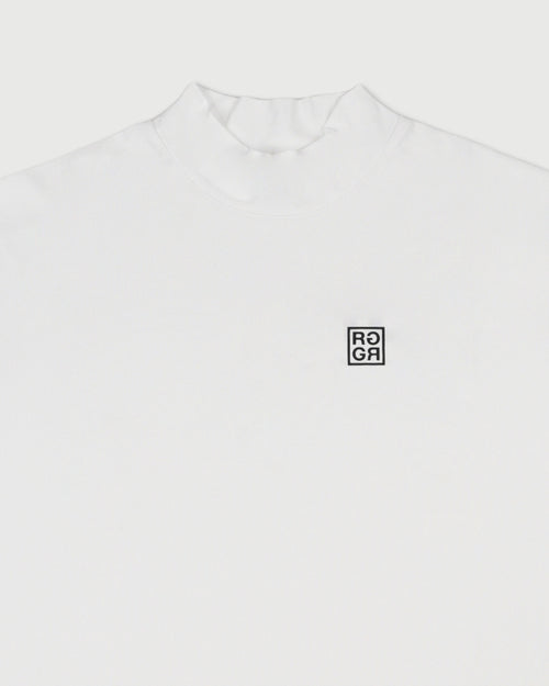 BACKLINE COLLECTIVE  MOCK NECK TEE