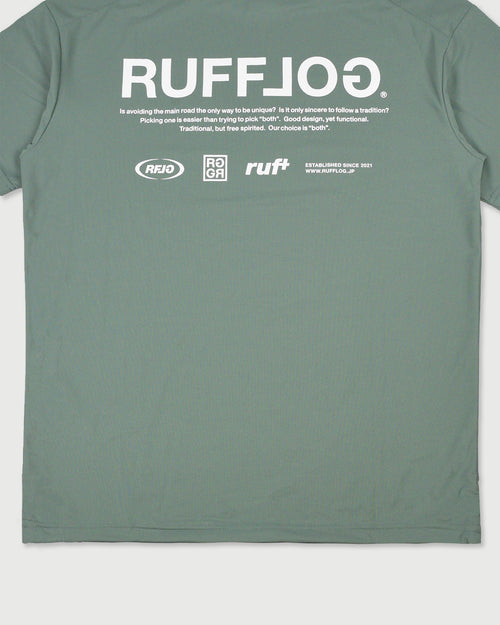 BACKLINE COLLECTIVE  MOCK NECK TEE