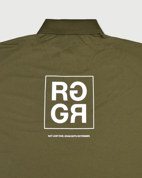BEHIND SQUARE RG LOGO POLO SHIRTS
