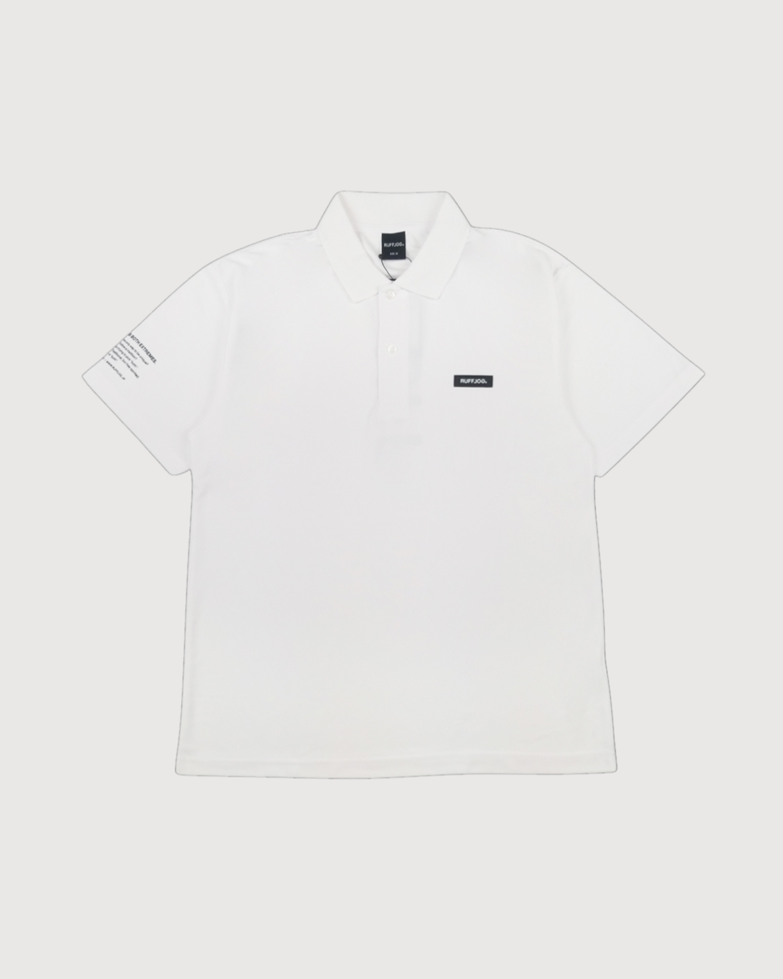 爆売り！ WM WHITE SHIRTS POLO BREATHABLE RUFFLOG メンズウェア