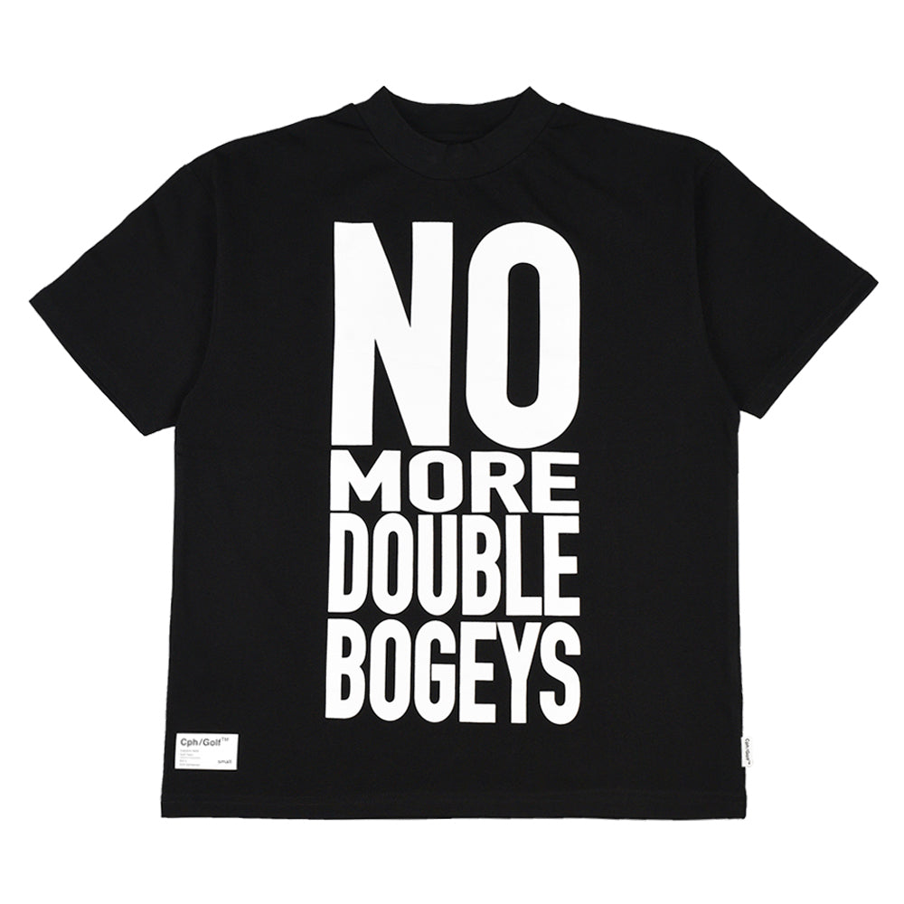 NO MORE DOUBLE BOGEYS ハーブモックネックシャツ　L NO MORE DOUBLE BOGEYS HALF MOCK NECK TEE – RUFFLOG