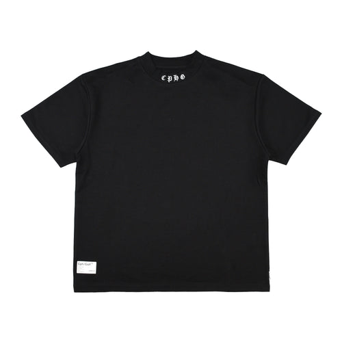 OLD ENGLISH LOGO SS MOCK NECK TEE