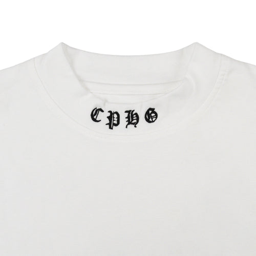OLD ENGLISH LOGO SS MOCK NECK TEE