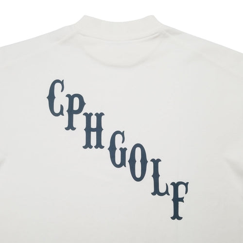 #HALF MOCK NECK CLASSIC LOGO TEE