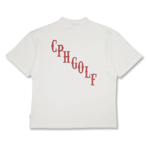 #HALF MOCK NECK CLASSIC LOGO TEE