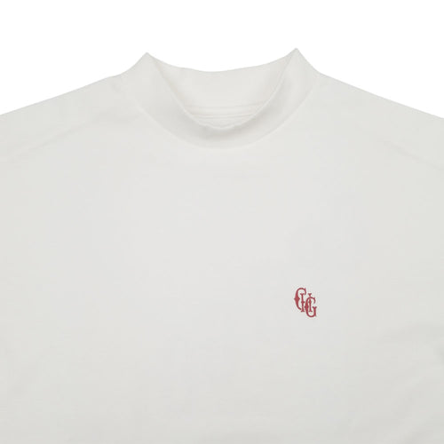 #HALF MOCK NECK CLASSIC LOGO TEE