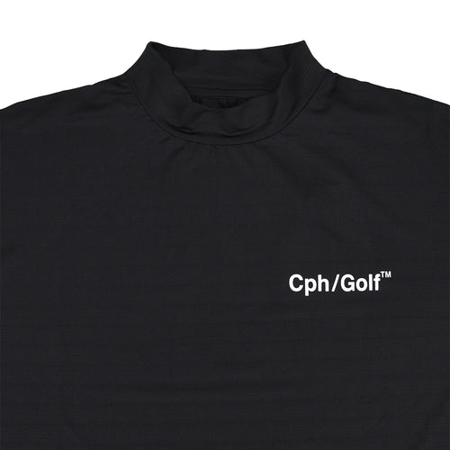 #DOT AIR S/S MOCK NECK TEE