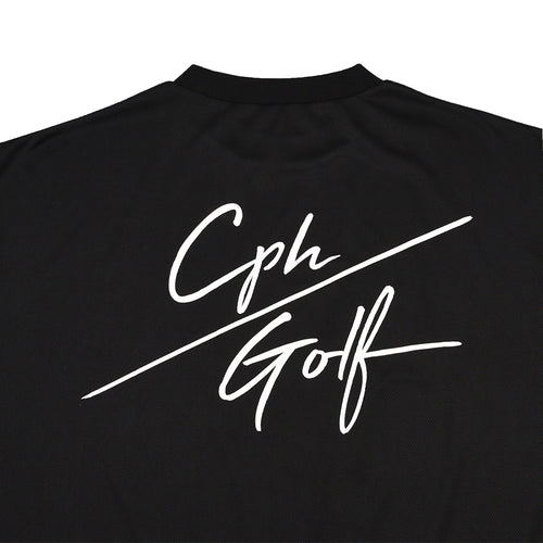 #SLASH LOGO MESH S/S PULLOVER