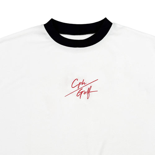 #SLASH LOGO MESH S/S PULLOVER