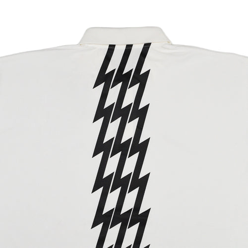 #THUNDER STRIPES SIDE MESH POLO