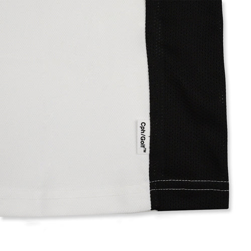 #THUNDER STRIPES SIDE MESH POLO