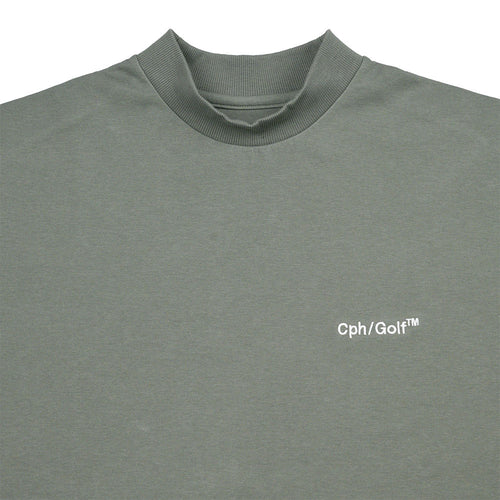 #Cph/Golf™ LOGO HALF MOCK NECK TEE