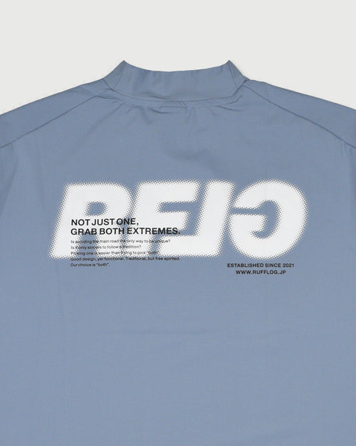 WM RFLG BACK LOGO MOCK NECK TEE