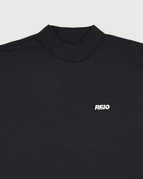 RFLG BACK LOGO MOCK NECK TEE