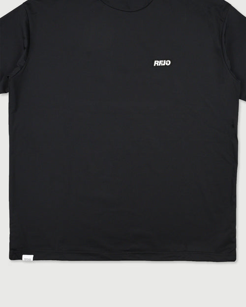 RFLG BACK LOGO MOCK NECK TEE