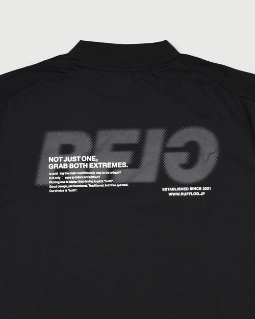WM RFLG BACK LOGO MOCK NECK TEE