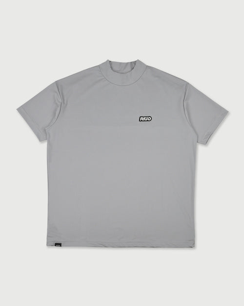 RFLG BACK LOGO MOCK NECK TEE