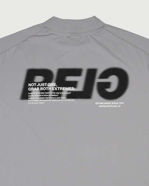 RFLG BACK LOGO MOCK NECK TEE