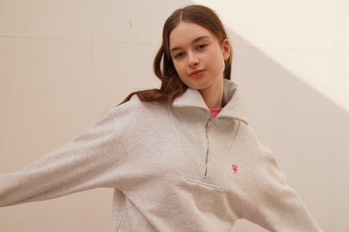 5HR ZIP-UP BACK POINT SWEAT