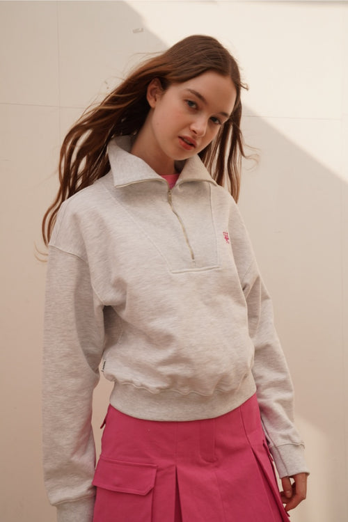 5HR ZIP-UP BACK POINT SWEAT