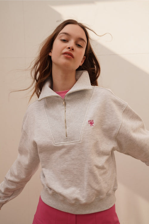 5HR ZIP-UP BACK POINT SWEAT