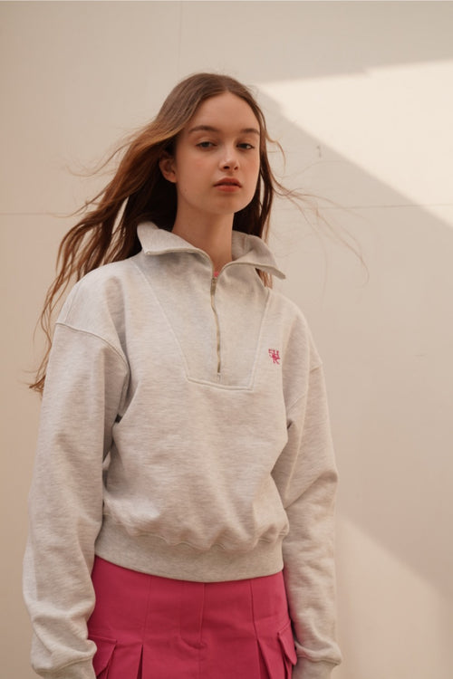 5HR ZIP-UP BACK POINT SWEAT